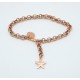 Pulsera Rose Gold + Abalorio Estrella