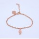 Pulsera Rose Gold + Abalorio Ala