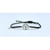 Pulsera Trenzada + Árbol De Plata