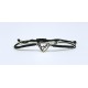 Pulsera Trenzada + Corazón De Plata
