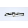 Pulsera Trenzada + Corazón De Plata