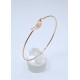 Pulsera Aro Rose Gold Con Cierre Gancho + Motivo Ala