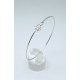 Pulsera Aro Con Cierre Gancho + Motivo Mano Fatima