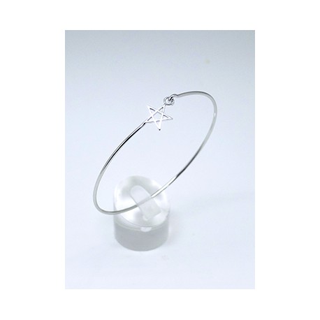 Pulsera Aro Con Cierre Gancho + Motivo Estrella