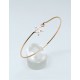 Pulsera Aro Rose Gold Con Cierre Gancho + Estrella